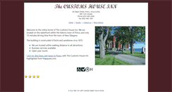 Desktop Screenshot of customshouseinn.ca